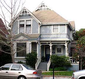 Santa Cruz California Historic District Houses